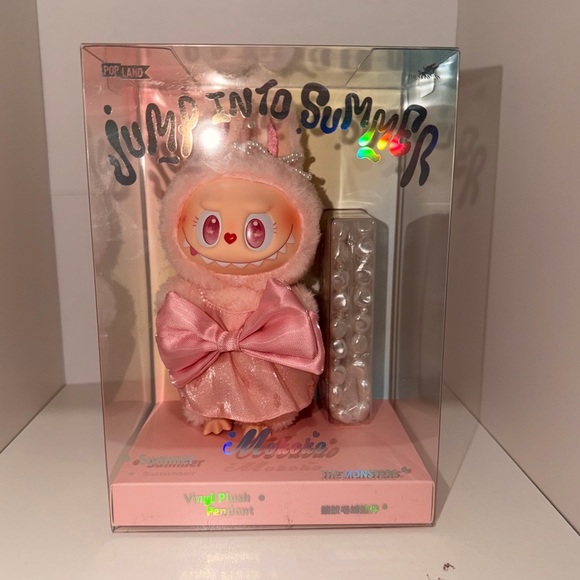 Pop Land - The Monsters-Mokoko - Jump Into Summer - Vinyl Plush Pendant